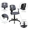 Flash Furniture Pivot Back Gray Mesh Chair LF-134-A-GY-GG - alternate 4